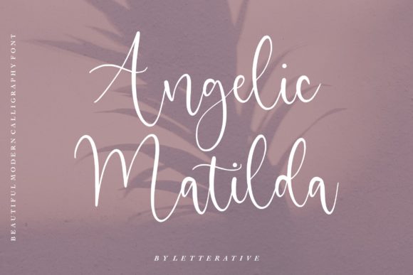 Angelic Matilda: A Delicate Script for Branding Magic