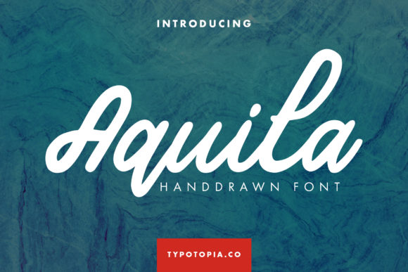 Aquila: A Versatile Script Font for Campaign Creativity
