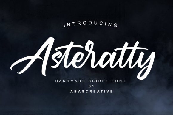 Asteratty Script Font Review for Real Projects