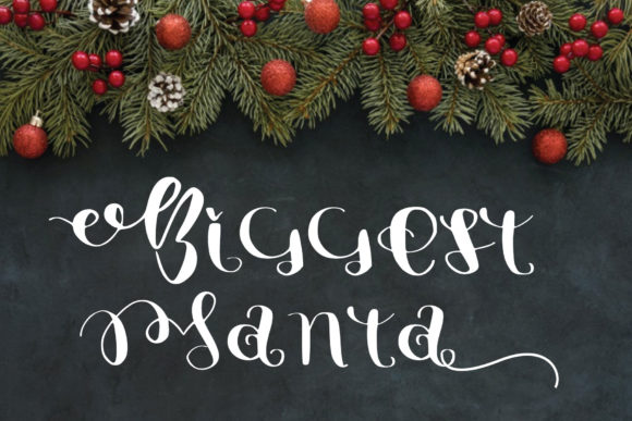 Biggest Santa: A Font That Adds Warmth to Branding