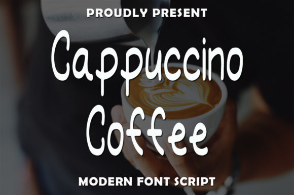 Cappuccino Coffee Font Review for Editorial Design