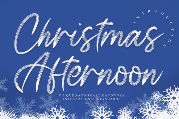 Christmas Afternoon: A Script Font for Memorable Branding