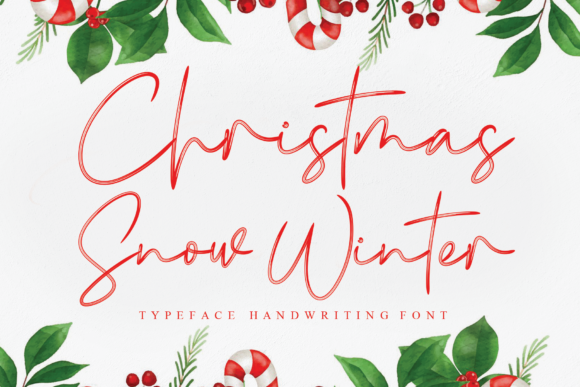 Christmas Snow Winter: A Font That Speaks Holiday Magic