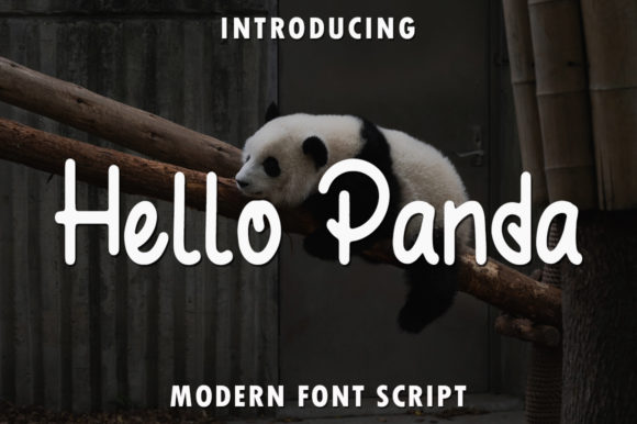 Hello Panda: A Font That Brings Warmth to Every Craft Project