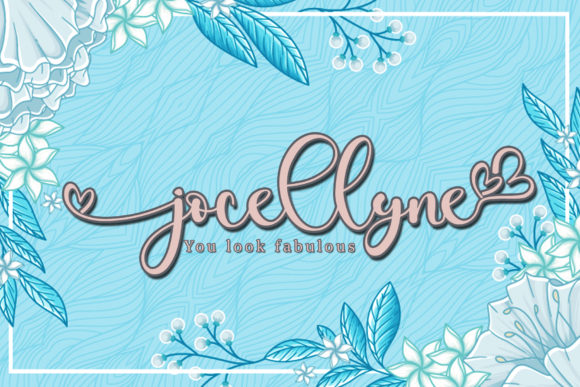 Jocellyne: A Handwritten Font for Digital Branding and Web Design