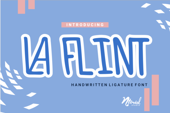 La Flint: A Playful Handwritten Font for Creative Branding