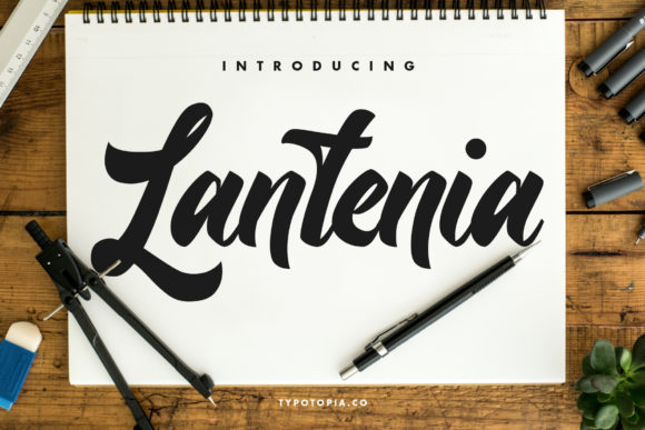 Lantenia: A Handwritten Font for Creative Crafters
