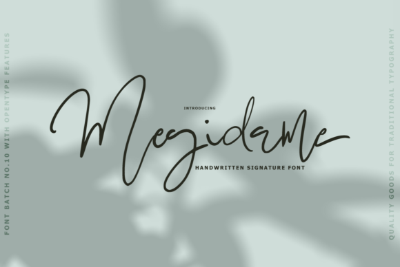 Megidame: A Font That Speaks in Letters