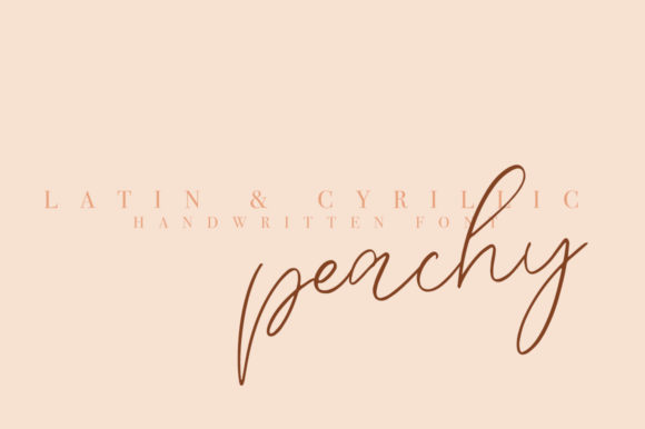 Peachy: The Font That Makes Your Message Shine
