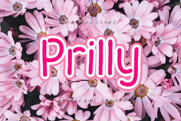 Prilly: A Handwritten Font for Editorial Design