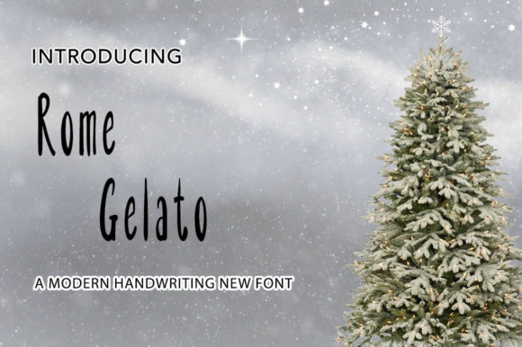 Rome Gelato: A Script Font for Creative Campaigns