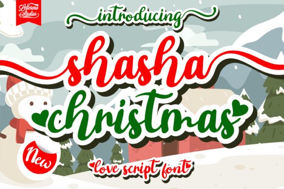 Shasha Christmas Font for Branding and Holiday Design
