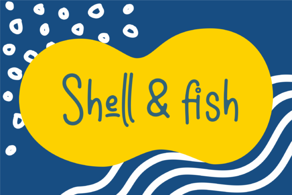 Shell Fish: A Handwritten Font for Editorial Design
