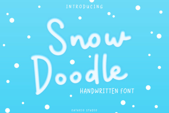 Snow Doodle: A Playful Font for Clear Campaign Messaging