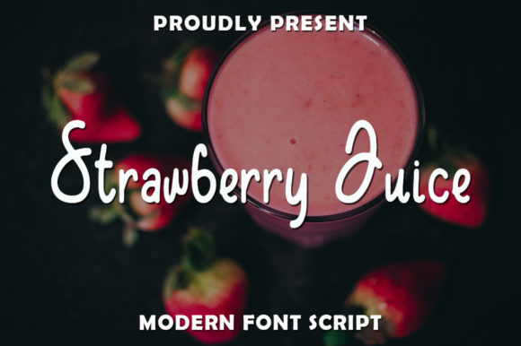 Strawberry Juice: A Font That Brings Handmade Magic to Life