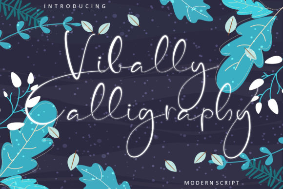 Vibally Calligraphy: A Stylish Script Font for Modern Web Design
